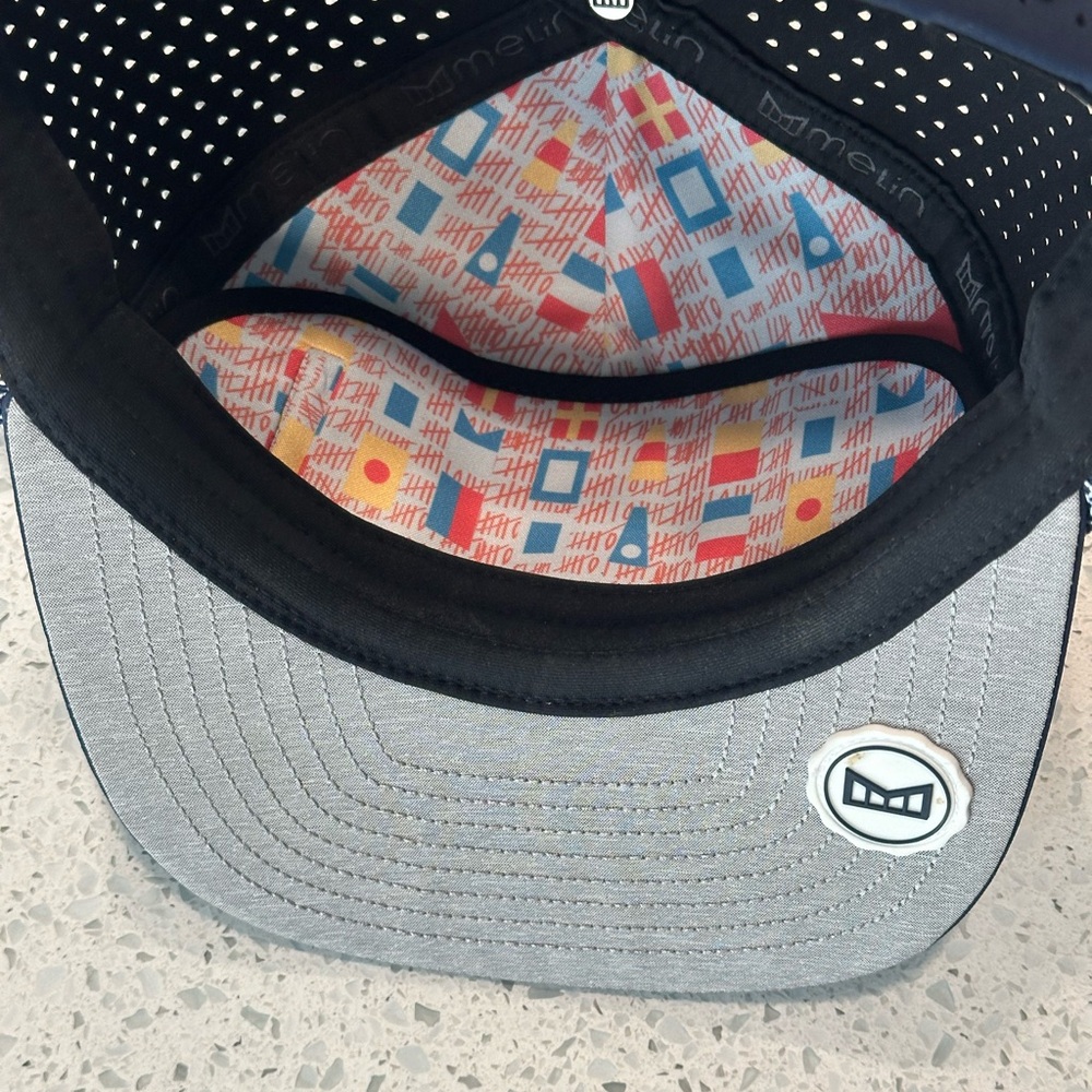 Navy Performance Rope-Trim Snapback Hat - Picture 7 of 10